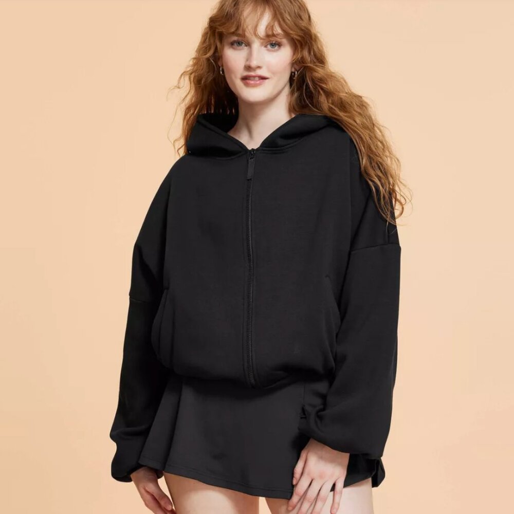 NWT Blogilates Marshmallow Full Zip Hoodie